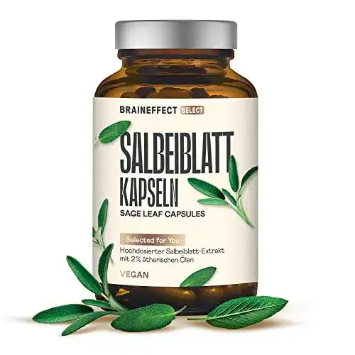 Salbei-Kapseln VITAFAIR Natur Salbei Kapseln, 10:1 Salbei Extrakt