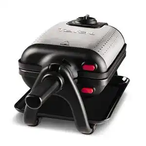 Waffeleisen Tefal 4 in 1 Schwarz/Edelstahl mit Waffelmuster