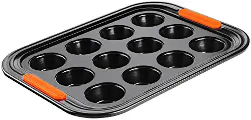 Muffinform LE CREUSET Antihaft, für 12 Stück (Ø 7 cm)