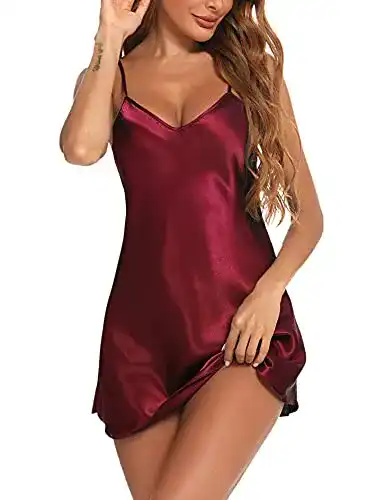 Die beste Negligee Litherday Damen Sexy Babydoll Kurz Satin Nachthemd 2026 Test Bestseller Negligee Litherday Damen Sexy Babydoll Kurz Satin Nachthemd