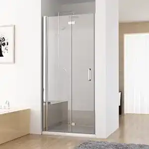 Duschtür MIQU Nischentür Duschabtrennung 180° Schwingtür