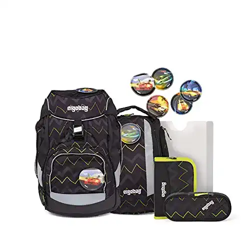 Ergobag-Schulranzen ergobag Pack Schulrucksack Set 6-TLG.