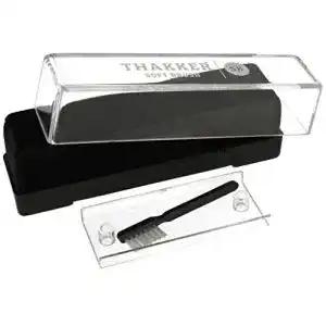 Schallplattenbürste Thakker Soft Brush, Antistatik mit Samtpolster