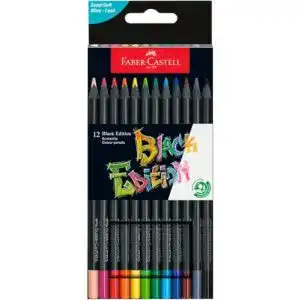 Buntstifte Faber-Castell 116412 – Blackwood, 12er Etui
