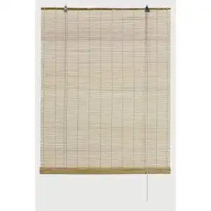 Holzjalousien Gardinia Bambus-Rollo Natur, 60 x 160 cm