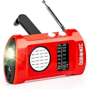 Kurbelradio Duronic Ecohand Dynamo Radio AM/FM