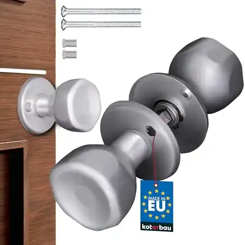 Türknauf KOTARBAU ® Drehbar Silber Türbeschlag
