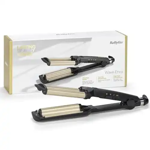 Lockenstab Beach Waves BaByliss Easy Waves Welleneisen, C260E