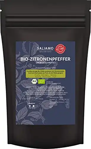 Zitronenpfeffer Saliamo 250g BIO grob geschrotet