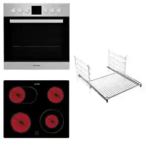selbstreinigender Backofen Privileg SET PV510 IN Glaskeramik