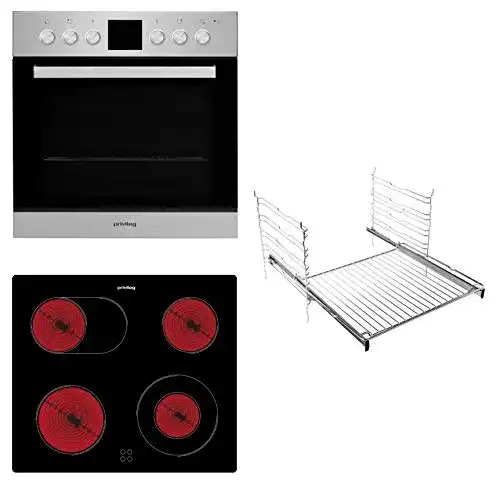 selbstreinigender Backofen Privileg SET PV510 IN Glaskeramik