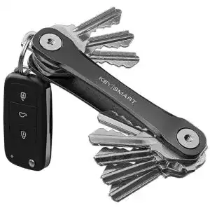 Key-Organizer KeySmart Flex bis zu 8 Schlüssel, Schwarz