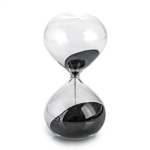Die beste Sanduhr pajoma "Black" aus Glas, 5 Minuten 2026 Test Bestseller Sanduhr pajoma “Black” aus Glas, 5 Minuten