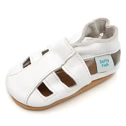 Kindersandalen Dotty Fish Weiche Baby u. Kleinkind Lederschuhe