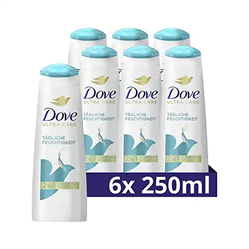 Dove-Shampoo Dove Haarpflege 2 in 1 Shampoo & Spülung 6er