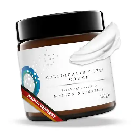 Silbercreme Maison Naturelle ® – Kolloidales Silber Creme (100 g)