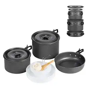 Camping-Kochgeschirr Terra Hiker -Set, Antihaftbeschichtung