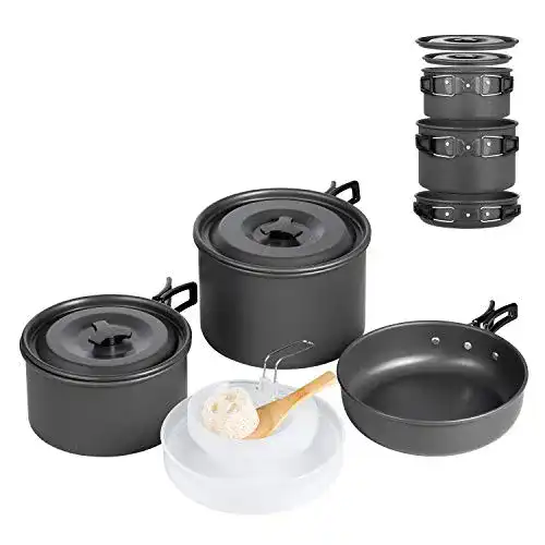 Camping-Kochgeschirr Terra Hiker -Set, Antihaftbeschichtung
