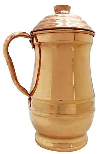 Kupferkanne Indianbeautifulart Traditionellen Krug 1.5-Liter