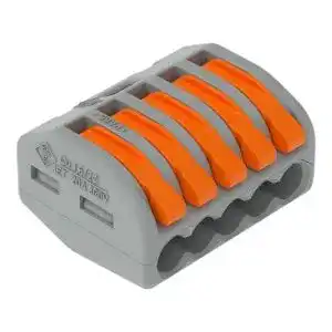 Wago-Klemmen Wago Klemme, 5-Leiter, 4 mm²
