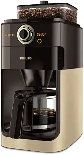 Kaffeemaschine mit Timer Philips Grind und Brew HD7768/90
