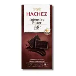 Hachez-Schokolade Hachez Tafel Intensive Bitter 88%, 80 g