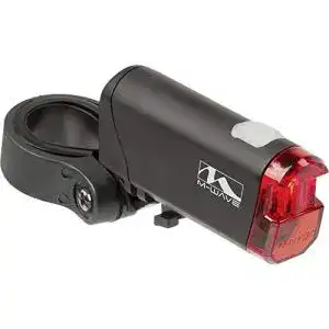 Fahrrad-Rücklicht Batterie M-Wave Unisex Erwachsene Helios K