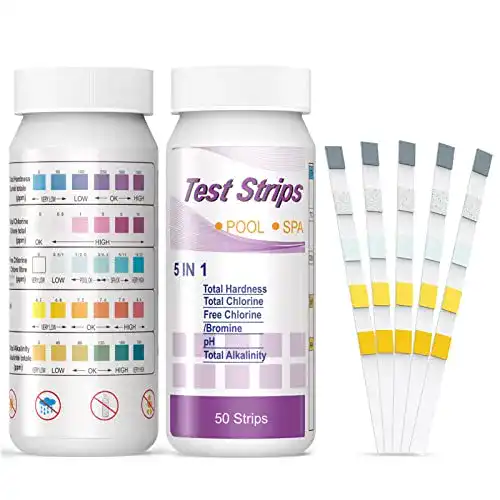 Die beste Pooltester Homtiky PH Teststreifen Pool, 5 in 1 Wassertester 100 St. 2026 Test Bestseller Pooltester Homtiky PH Teststreifen Pool, 5 in 1 Wassertester 100 St.