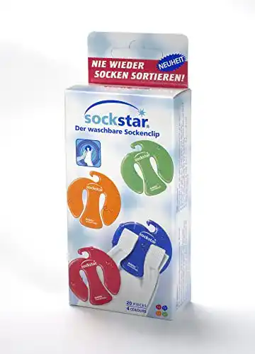 Sockenklammer Sockstar, der Paarungshelfer, Basic Line: Family