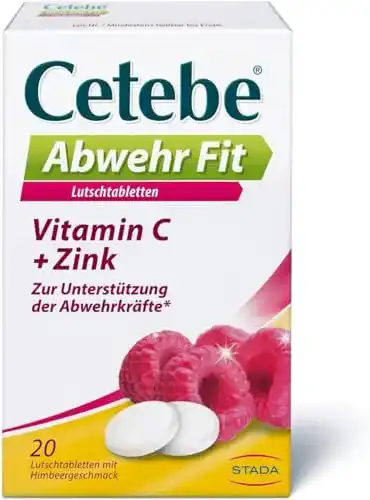 Die beste Vitamin C + Zink CETEBE Abwehr Fit für´s Immunsystem 2026 Test Bestseller Vitamin C + Zink CETEBE Abwehr Fit für´s Immunsystem