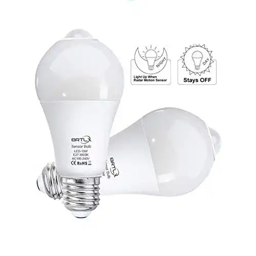 Glühbirne mit Bewegungsmelder BRTLX Sensor Birne 13W E27
