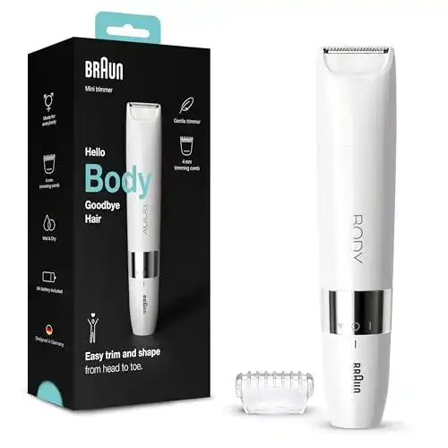 Intimrasierer Damen Braun Body Mini-Trimmer, Wet&Dry