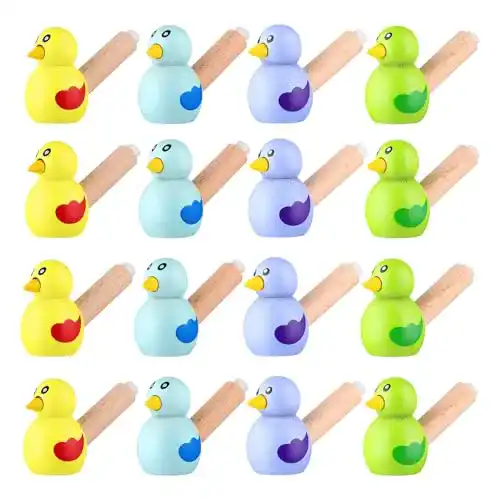 Vogelpfeife BESPORTBLE Holzpfeife Kinder 15 Stücke Vogel Pfeife