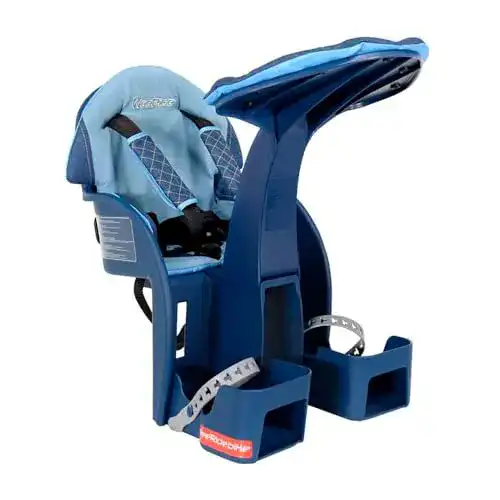 Kinderfahrradsitz Wee-Ride WeeRide SafeFront Deluxe Denim vorn