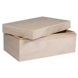 Holzkiste Rayher Aufbewahrungs-/Holz-Box mit Deckel, 20x12x9cm