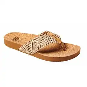 Reef-Zehentrenner Reef Damen Cushion Strand Flipflop, Chocolate