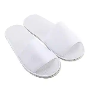 Hotelslipper Groupcow 10 Paar Frottierslipper Universalgröße weiß