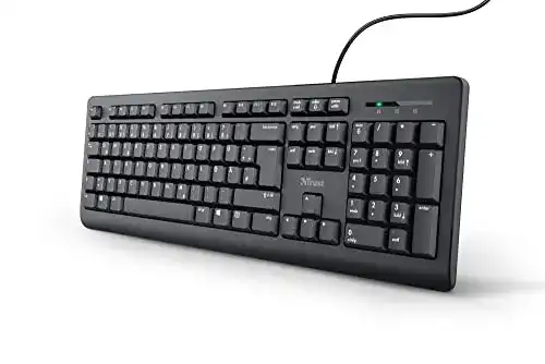 USB-Tastatur Trust 24092 Taro Kabelgebundene Tastatur, QWERTZ