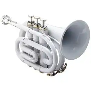 Taschentrompete Ravel RPKT1WHT Pocket Trumpet – White