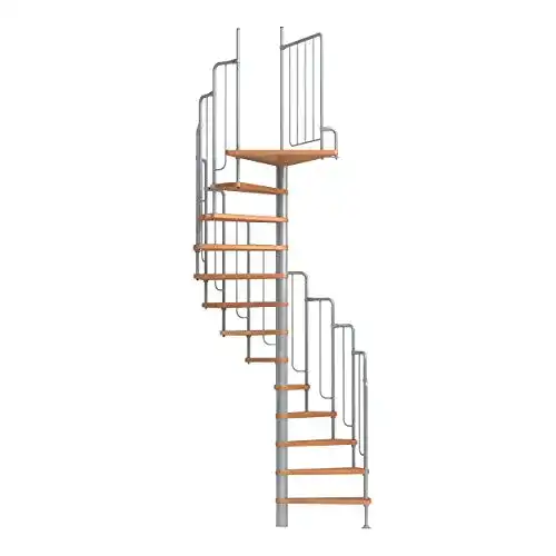 Raumspartreppe DOLLE Spindeltreppe Barcelona, 229-291 cm