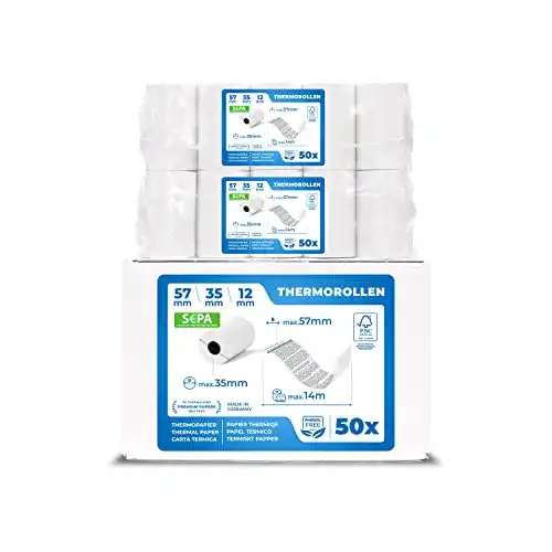 Thermopapier TK THERMALKING Premium EC Cash, 50 Rollen