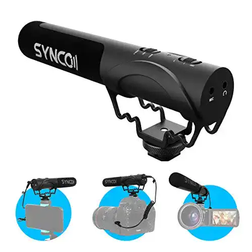 Die beste Richtmikrofon SYNCO Kamera Mikrofon, DSLR Shotgun Video 2026 Test Bestseller Richtmikrofon SYNCO Kamera Mikrofon, DSLR Shotgun Video