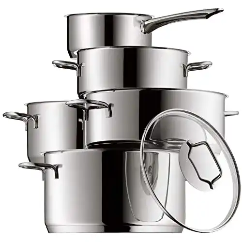 WMF-Töpfe WMF Astoria Topfset Induktion 5-teilig, Glasdeckel
