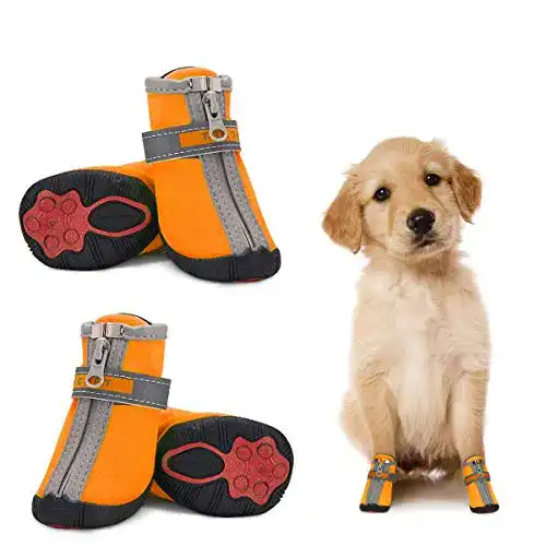 Schneeschuhe für Hunde Dociote Hundeschuhe Pfotenschutz