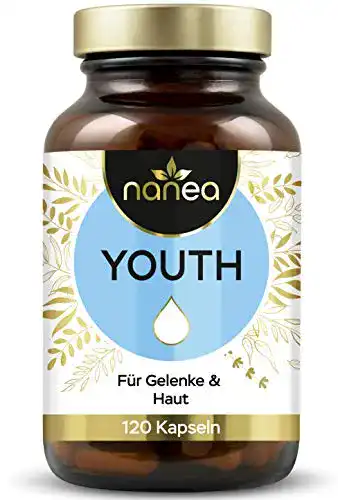 Kollagen-Kapseln nanea Youth, Hyaluronsäure und MSM