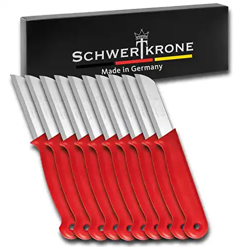 Die beste Gemüsemesser Schwertkrone 10er Messer Set, 6 cm Klinge 2026 Test Bestseller Gemüsemesser Schwertkrone 10er Messer Set, 6 cm Klinge