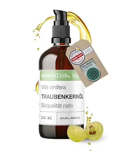 Die beste Traubenkernöl wesentlich. BIO kaltgepresst 100ml 2026 Test Bestseller Traubenkernöl wesentlich. BIO kaltgepresst 100ml