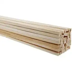 Holzleisten LOKIH Paulownia Square Wood Stick Quadratisch