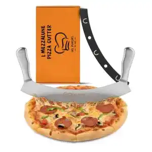 Pizza-Wiegemesser Les Plaisirs Du Chef Pizzaschneider Edelstahl