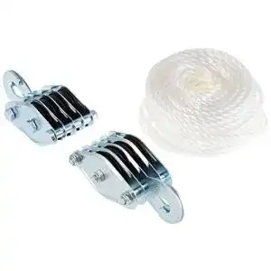 Flaschenzug Berger & Schröter 60004 mit 8 Umlenkrollen 400 kg